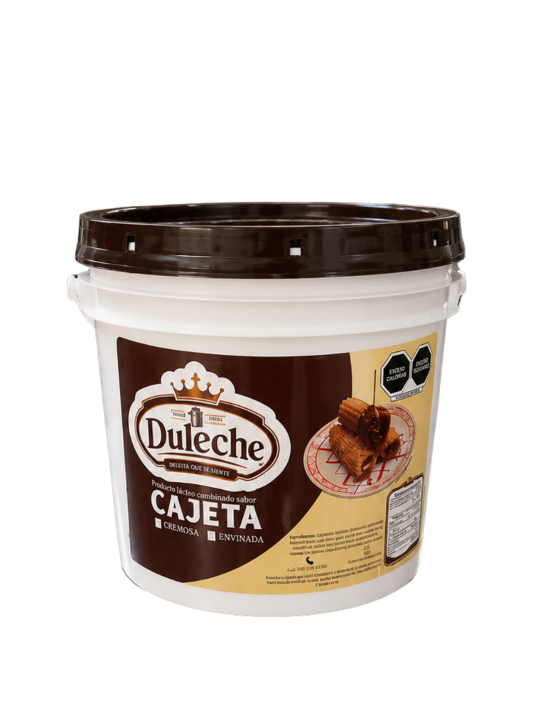 Producto Lácteo Combinado Sabor Cajeta Envinada Cubeta