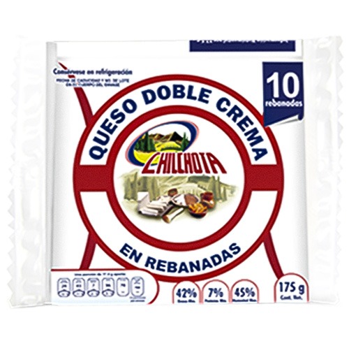 QUESO DOBLE CREMA EN REBANADAS