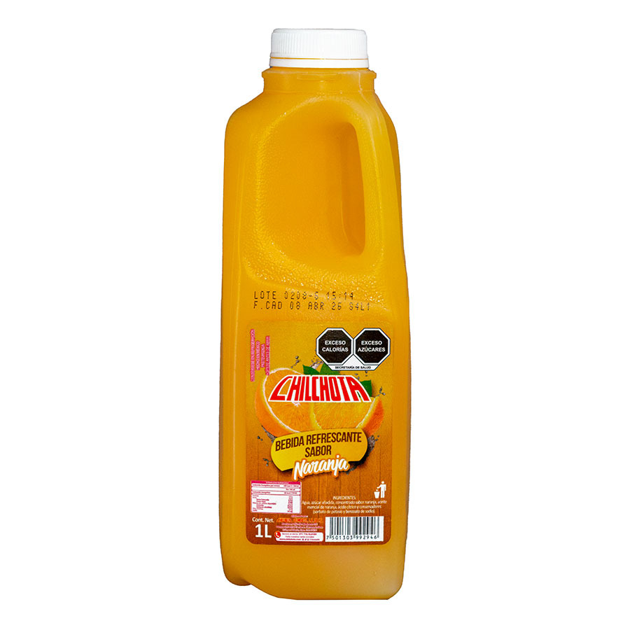 BEBIDA REFRESCANTE NARANJA DE 1 L
