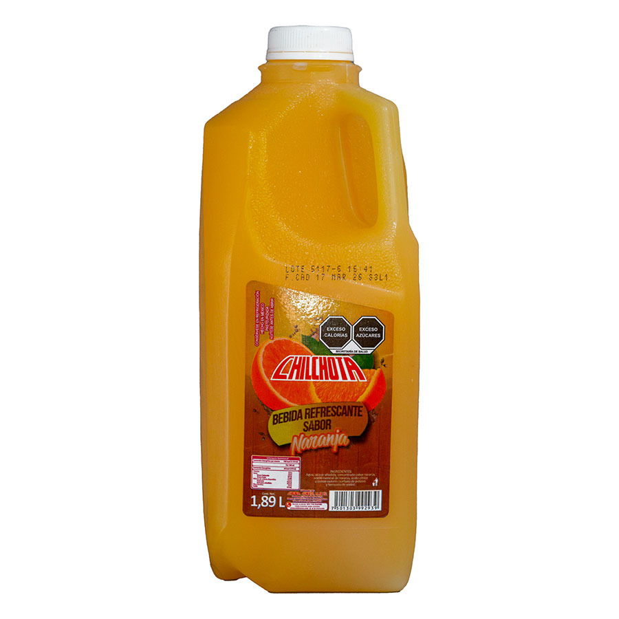 BEBIDA REFRESCANTE NARANJA DE 1/2 GALÓN