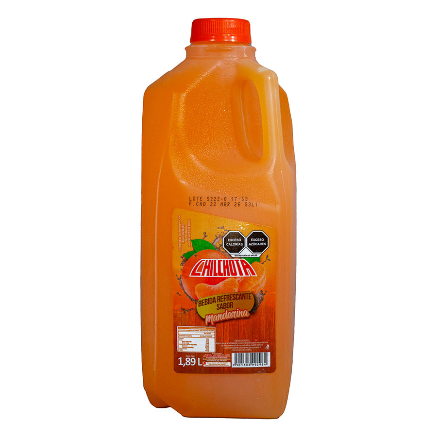 BEBIDA REFRESCANTE MANDARINA DE 1/2 GALÓN