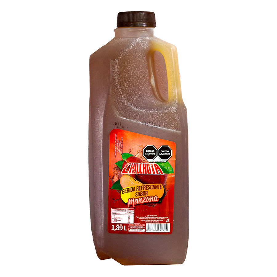 BEBIDA REFRESCANTE MANZANA DE 1/2 GALÓN