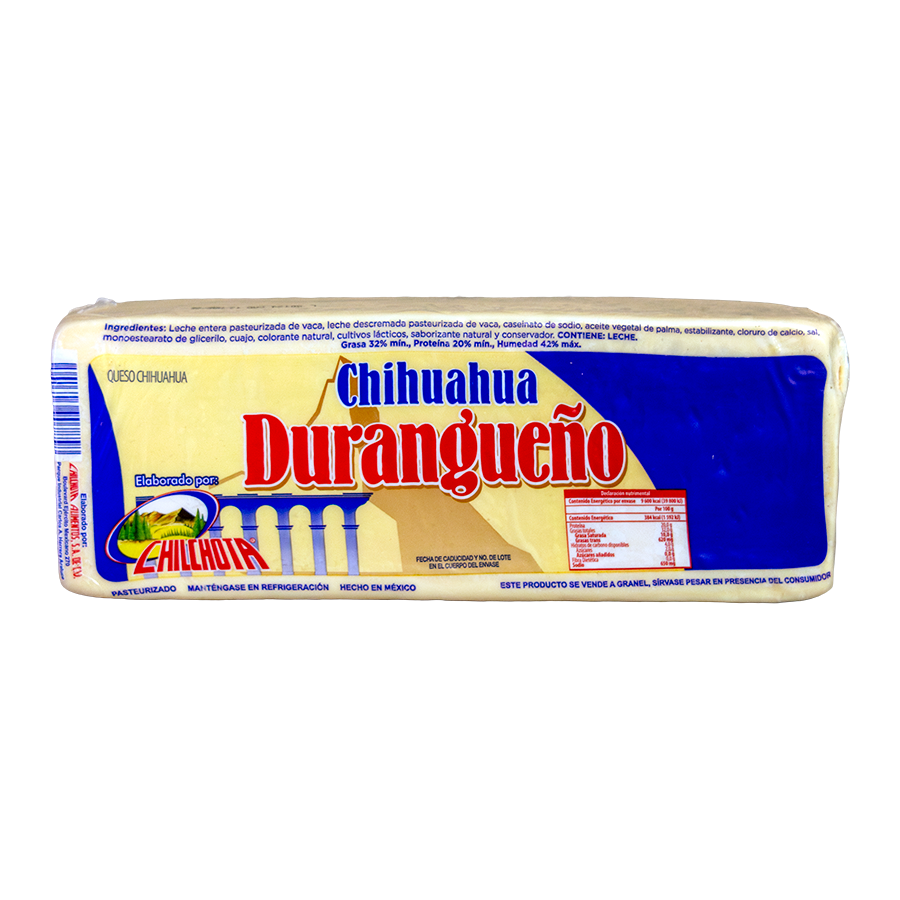 QUESO TIPO CHIHUAHUA DURANGUEÑO