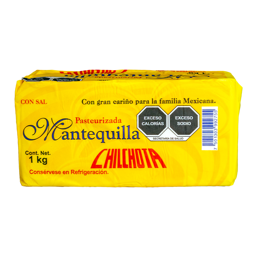 Mantequilla Pasteurizada con sal