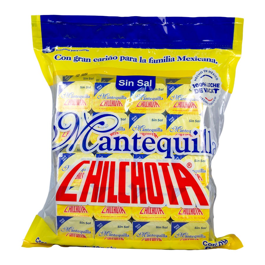Mantequilla sin sal Untable Blíster de 10 gr Bolsa con 96 piezas