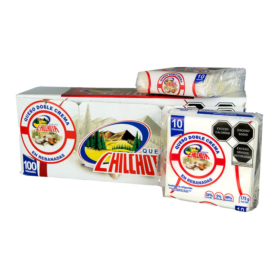 QUESO DOBLE CREMA EN REBANADAS