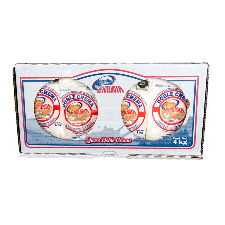 Queso doble crema caja