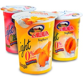 Yoghurt light con fresa