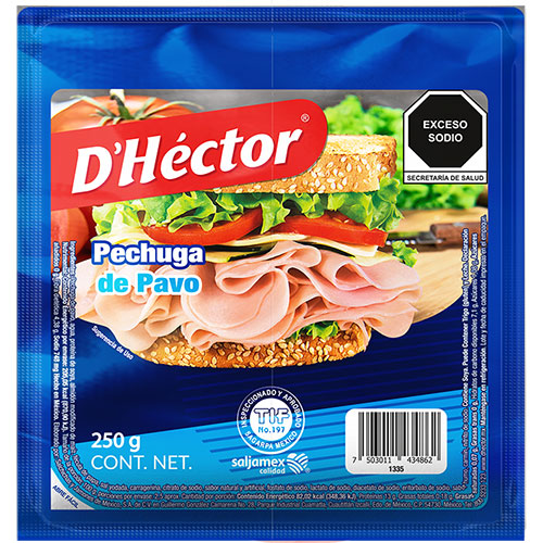 PECHUGA DE PAVO REBANADO