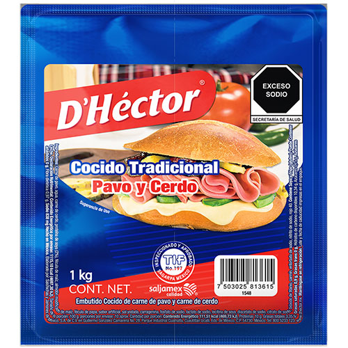 JAMÓN COCIDO TRADICIONAL PAVO Y CERDO