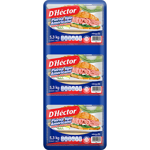 JAMÓN DE CERDO Y PAVO PIERNA TIPO AMERICANO