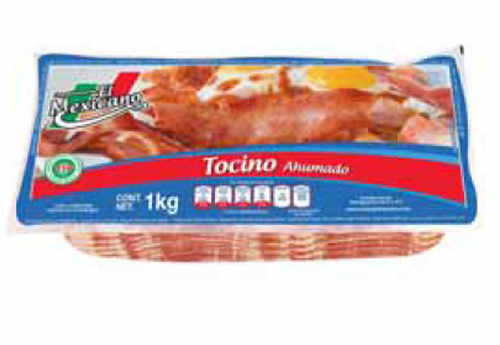 TOCINO AHUMADO REBANADO